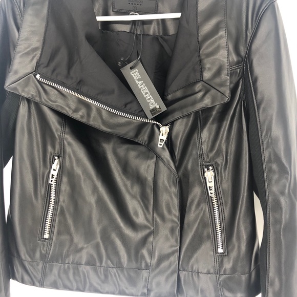 BLANK NYC FAUX LEATHER MOTO JACKET NWT SIZE - Picture 8 of 10